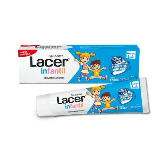 LACER GEL INFANTIL FRESA 75 ML