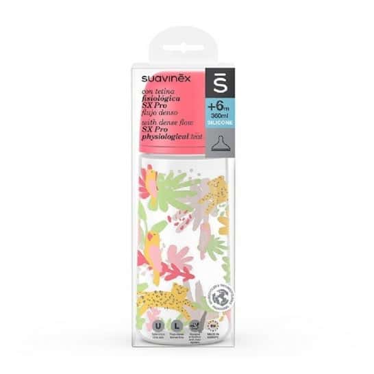 SUAVINEX BIBERON 360 ML TET.FISIOLOG. SILICONA L