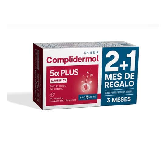 COMPLIDERMOL 5-ALFA PLUS PACK 180 CAP
